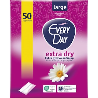 EVERY DAY | Σερβιετάκια Extra Dry Large 50 Τεμάχια