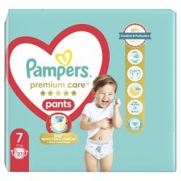PAMPERS | Πάνες Βρακάκι Μωρού Premium Pants Νο7 27 Τεμάχια
