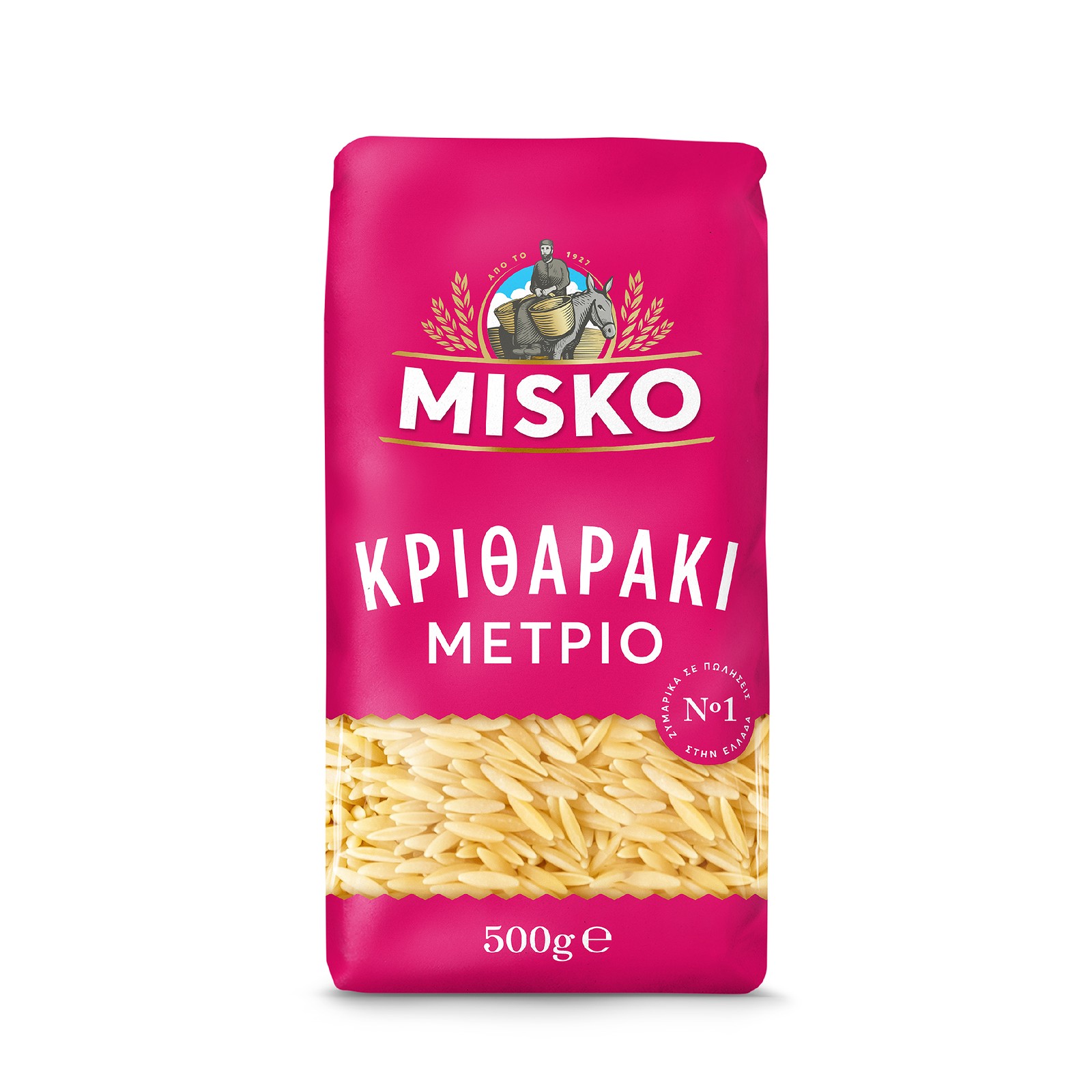 MISKO Μακαρόνι Κριθαράκι Μέτριο 500g