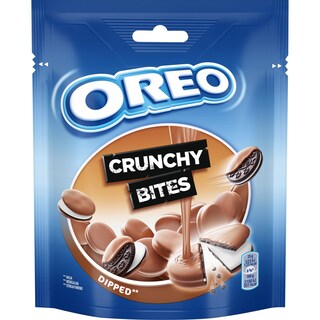 OREO | Μπισκότα Γεμιστά Crunchy Bites Dipped Βανίλια 110g