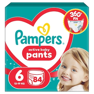 PAMPERS | Πάνες Βρακάκι Pants Νο6 84 Τεμάχια