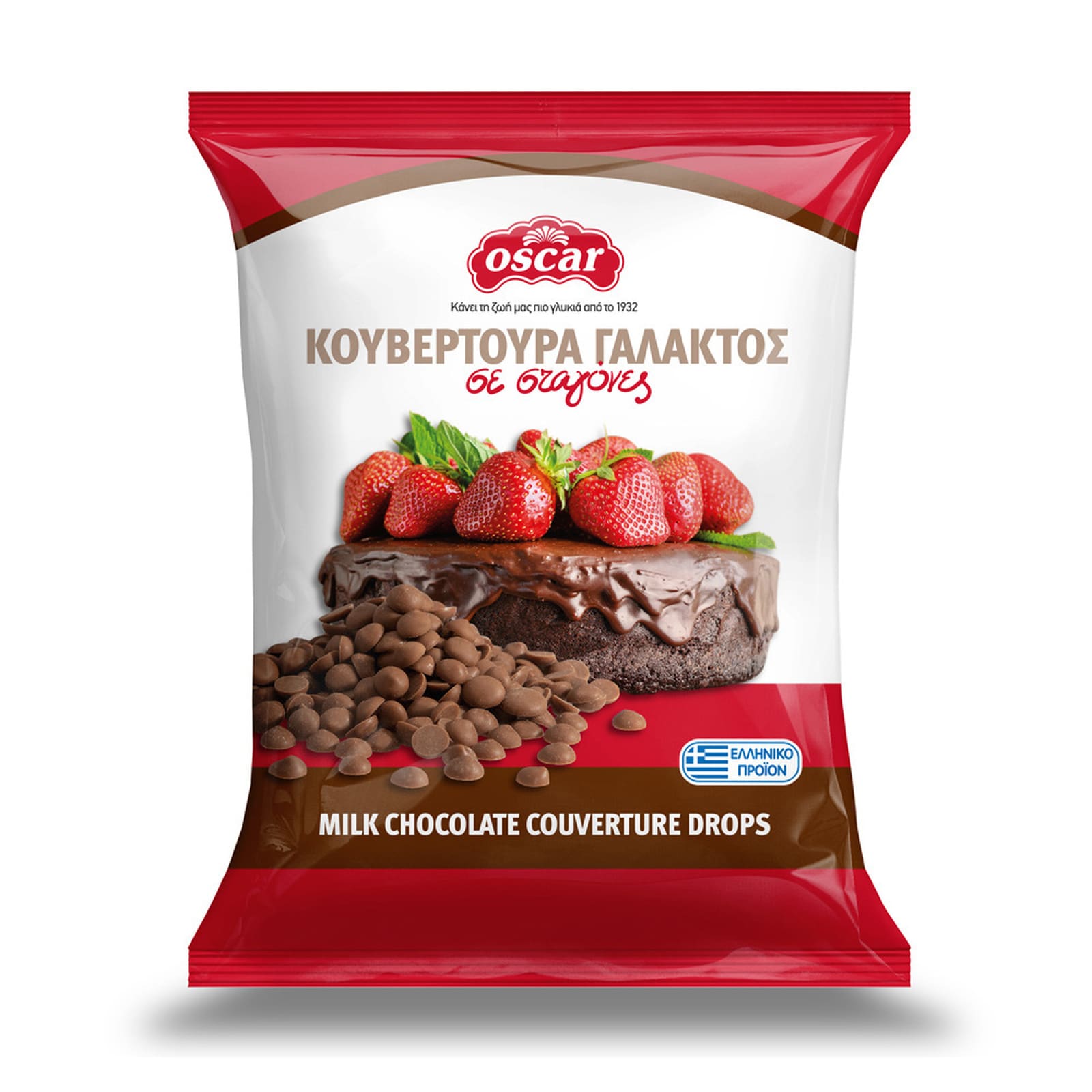 OSCAR Κουβερτούρα Γάλακτος Σταγόνες 100g