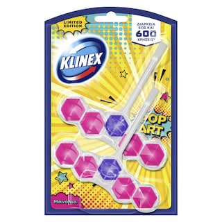 KLINEX | WC Block Pop Art Μανόλια 2x50g
