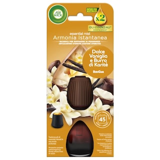 AIRWICK | Ανταλλακτικό Essential Mist Βανίλια και Μαύρη Ζάχαρη 20ml