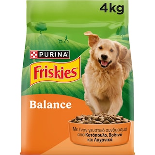 FRISKIES | Ξηρά Τροφή Σκύλου Κοτόπουλο & Λαχανικά 4kg