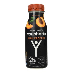 YOUPHORIA | Ρόφημα Γιαουρτιού High Protein Ροδάκινο 250ml