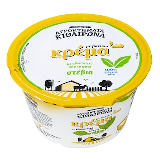 ΑΓΡΟΚΤΗΜΑΤΑ ΚΙΘΑΙΡΩΝΑ | Κρέμα Βανίλια Στέβια 150g