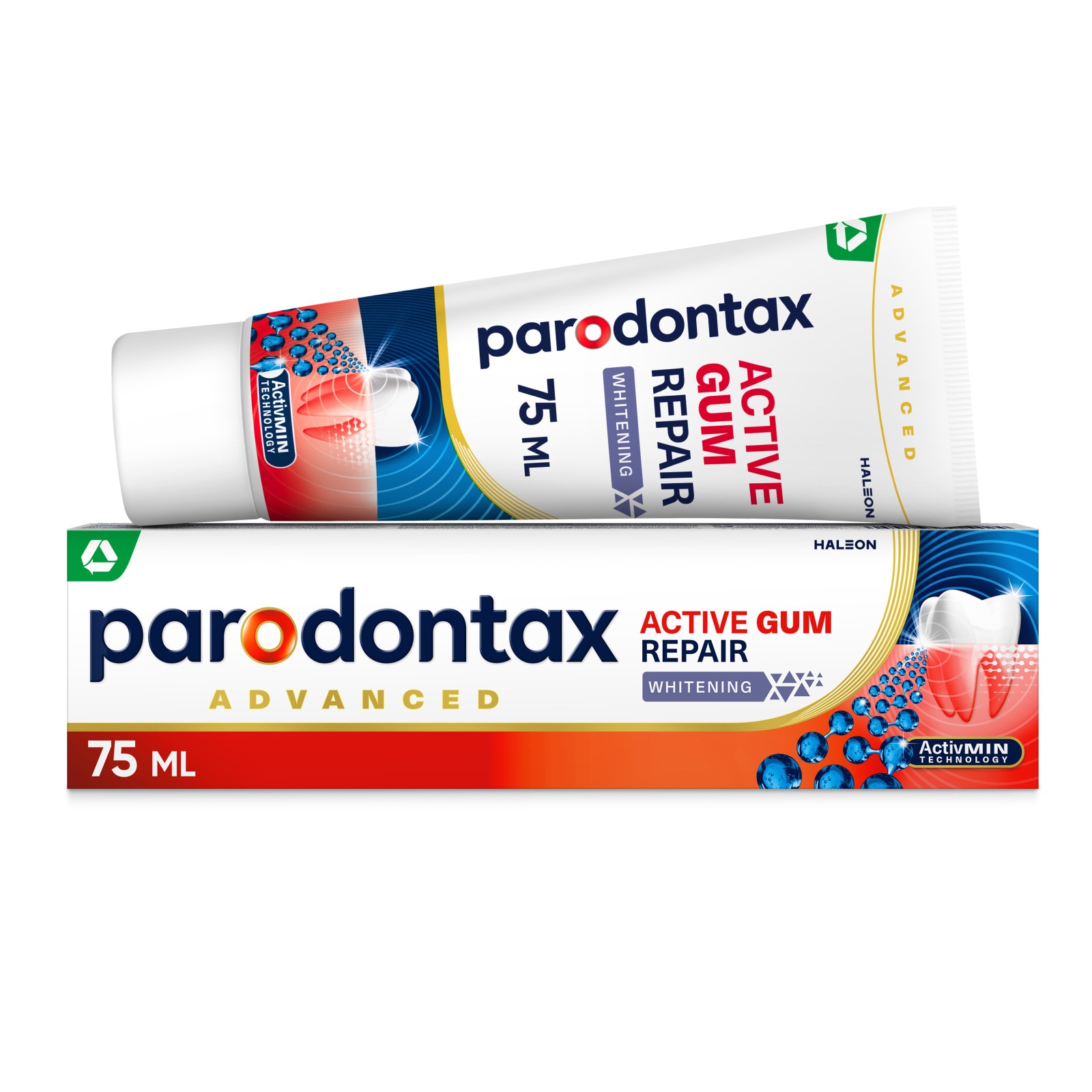 PARODONTAX Οδοντόκρεμα Active Gum Repair Whitening 75ml