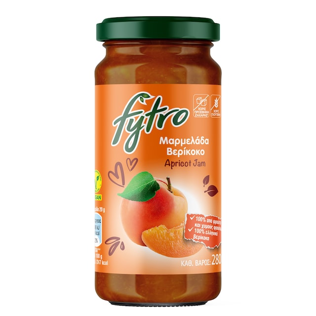 Διάφορα προϊόντα 48 Μαρμελάδα βερίκοκο Fytro | 247 kcal / 100 γρ.