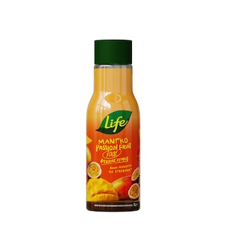 LIFE | Φυσικός Χυμός Μάνγκο Passion Fruit 1lt