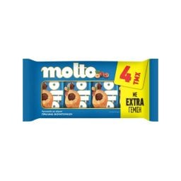 MOLTO | Κρουασάν Πραλίνα Φουντουκιού 4x98g