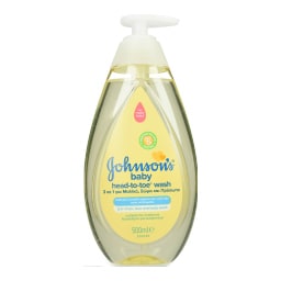 JOHNSON BABY | Σαμπουάν Αφρόλουτρο Βρεφικό Head to Toe 500ml