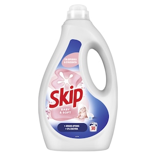 SKIP | Yγρό Πλυντηρίου Ρούχων Talc Soft 30 Μεζούρες