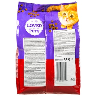 LOVED BY PETS | Γατοτροφή Βοδινό 1.4kg