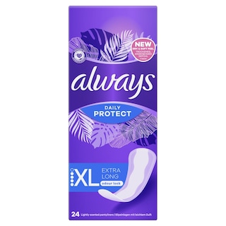 ALWAYS | Panty Liners Daily Protect Extra Long 24 Pieces