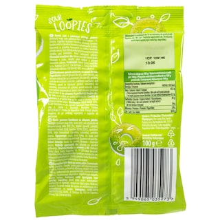 KITBIS | Ζελεδάκια Sour Loopies Γεύση Μήλο 100g