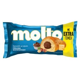 MOLTO | Κρουασάν Πραλίνα Φουντουκιού 98g