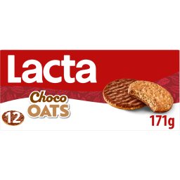 LACTA | Μπισκότα Choco Oats 171g