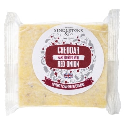 SINGLETONS | Τυρί Cheddar Red Onion 200g