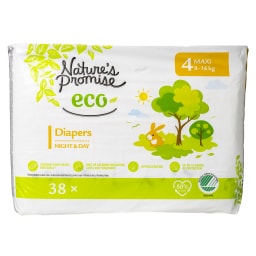 NATURE'S PROMISE | Πάνες Μωρού Eco Maxi No4 38 Τεμάχια