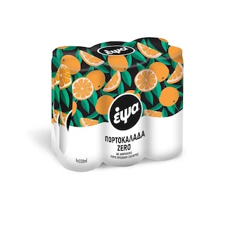 Πορτοκαλάδα Zero Κουτί 6x330ml