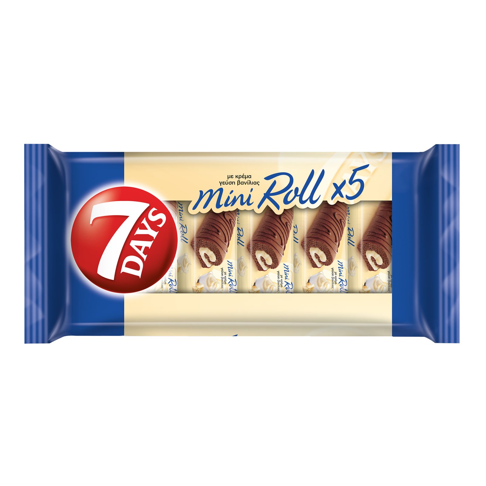 7DAYS | Mini Roll Βανίλια 5x40g | AB