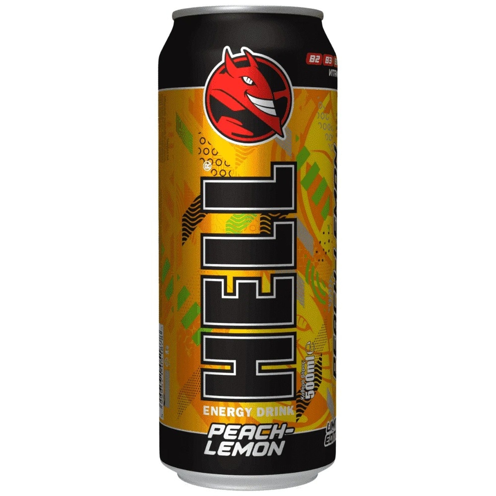HELL Ενεργειακό Ποτό Peach Lemon 500ml