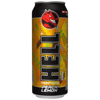 HELL | Ενεργειακό Ποτό Peach Lemon 500ml
