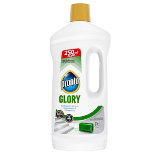 GLORY | Καθαριστικό Μάρμαρα Πλακάκια Πράσινο Σαπούνι 750ml + 250ml Δώρο