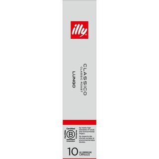 ILLY | Κάψουλες Καφέ Espresso Lungo Classico 10x5.7g