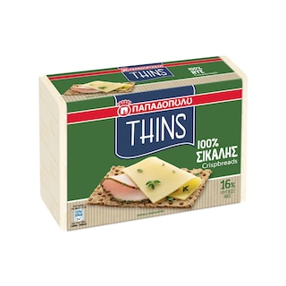 ΠΑΠΑΔΟΠΟΥΛΟΥ | Φρυγανιές Λεπτές Σίτου Thins Κλασικές 250g