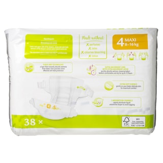 NATURE'S PROMISE | Πάνες Μωρού Eco Maxi No4 38 Τεμάχια