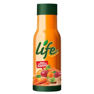 LIFE | Φυσικός Χυμός Μήλο Πορτοκάλι Καρότο 1lt