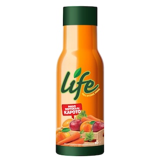 LIFE | ΦΡΕΣΚΟΣ ΧΥΜΟΣ ΦΥΣΙΚΟΣ ΠΟΡΤΟΚΑΛΙ ΚΑΡΟΤΟ 1 LT