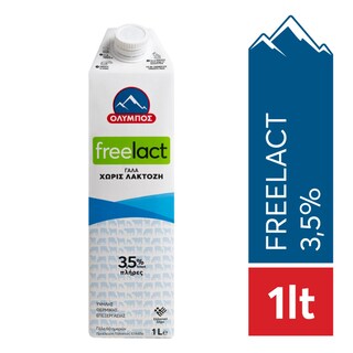 ΟΛΥΜΠΟΣ | FREELACT | Γάλα Χωρίς Λακτόζη Freelact 3.5% Λιπαρά 1lt