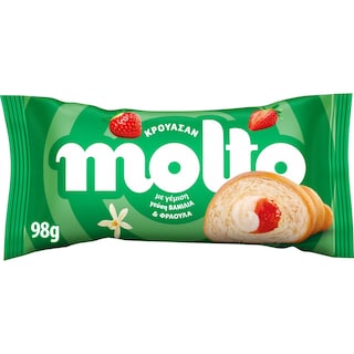 MOLTO | Croissant Double Vanilla Strawberry 98g