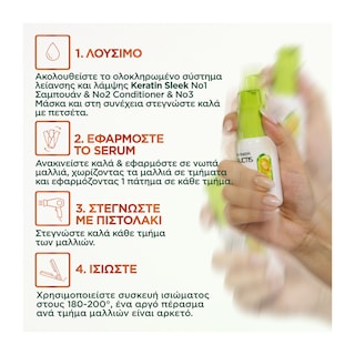 FRUCTIS | Ορός Λείανσης Keratin Sleek 50ml