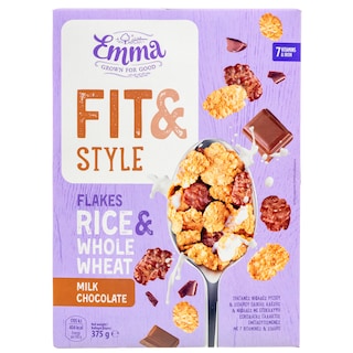 EMMA | Δημητριακά Fit & Style Σοκολάτα Γάλακτος 375g