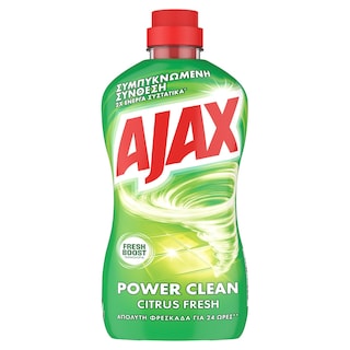 AJAX | Καθαριστικό Πατώματος Power Clean Citrus Fresh 750ml