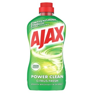 AJAX | Καθαριστικό Πατώματος Power Clean Citrus Fresh 750ml