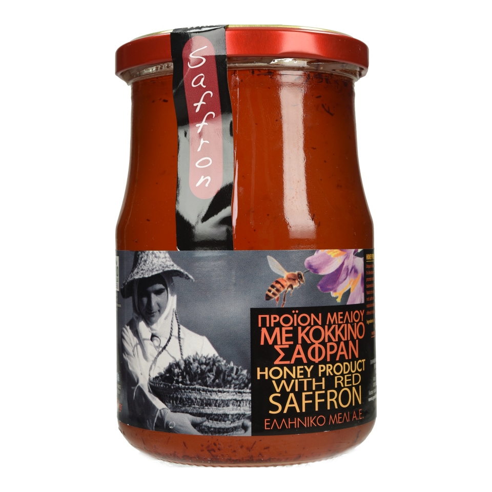ΜΕΛΙ ΜΑΝΗΣ Μέλι με Κόκκινο Σαφράν 720g