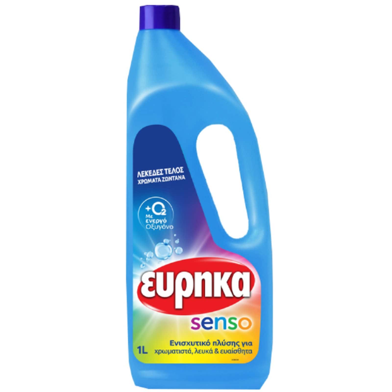 ΕΥΡΗΚΑ Ενισχυτικό Πλύσης Senso Ενεργό Οξυγόνο 1lt