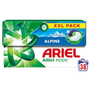 ARIEL | Kάψουλες Πλυντηρίου Ρούχων Allin1 Pods Alpine 38 Τεμάχια