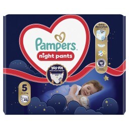 PAMPERS | Πάνες Βρακάκι Μωρού Night Pants Νο5 22 Τεμάχια