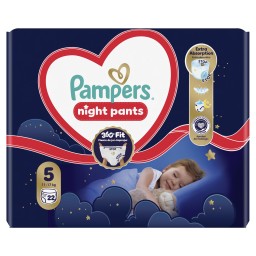 PAMPERS | Πάνες Βρακάκι Μωρού Night Pants Νο5 22 Τεμάχια