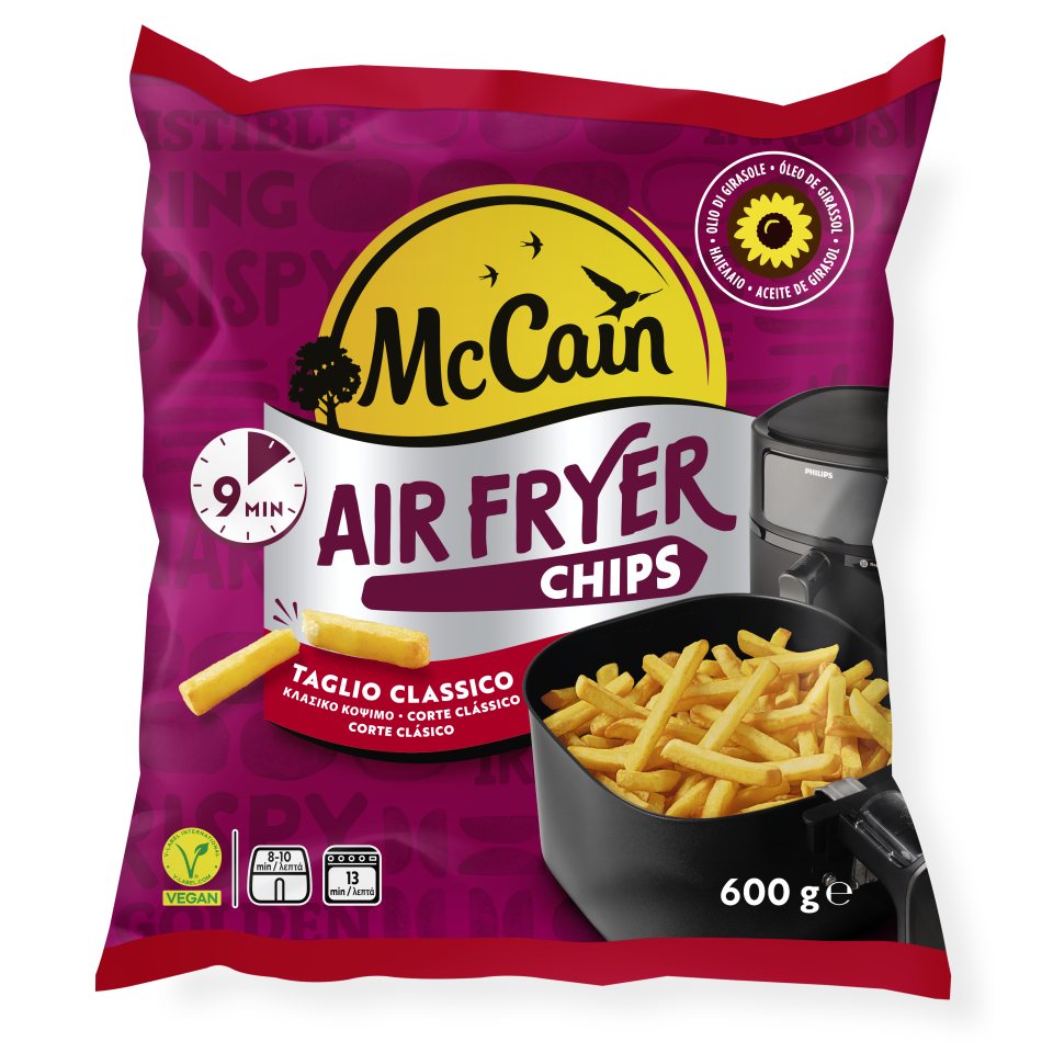 McCAIN Πατάτες Airfryer Chips Κατεψυγμένες 600g