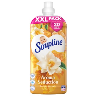 SOUPLINE | Συμπυκνωμένο Μαλακτικό Aroma Βανίλια Μανταρίνι 78 Μεζούρες