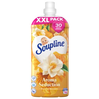 SOUPLINE | Συμπυκνωμένο Μαλακτικό Aroma Βανίλια Μανταρίνι 78 Μεζούρες