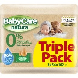BABY CARE | Μωρομάντηλα Natura 3x54 Τεμάχια