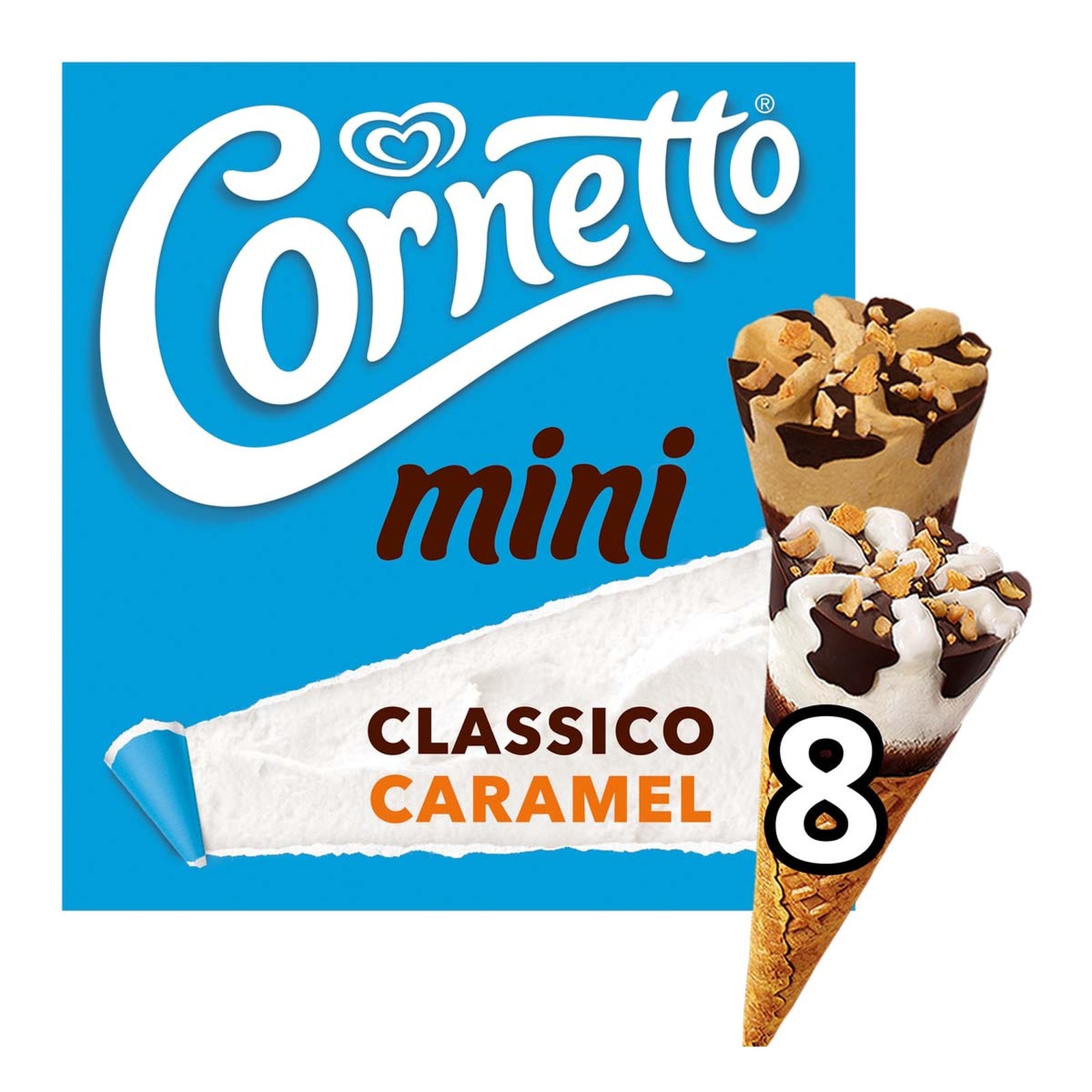 Παγωτό Πύραυλος Μίνι Κλασικό & Καραμέλα 8x36g